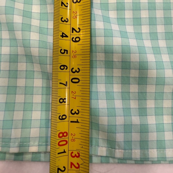 Vineyard Vines Performance Men’s Green Check XXL Long Sleeve Button Up - Picture 8 of 13